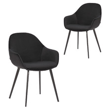 Benicio Velvet Dining Chairs (Set of 2)