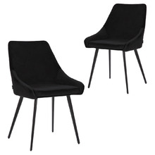 Shogun Velvet Dining Chairs (Set of 2)
