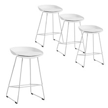 66cm Tobi Faux Leather Kitchen Stools (Set of 4)