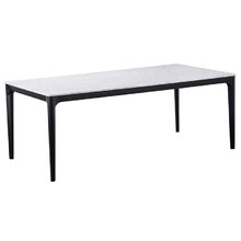 Alsen Italian Carrara Marble Dining Table