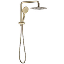 Rosa Gooseneck Short Twin Shower