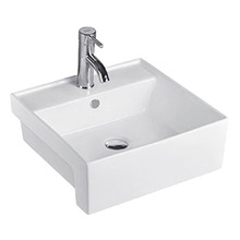 Darwin 400mm Ceramic Semi-Recessed Basin