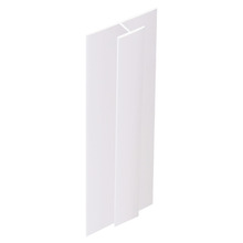 2500mm White Shower Wall Panel H Trim