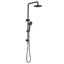 Rosa 200m Square Gooseneck Twin Shower