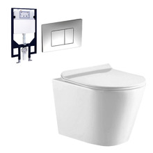 Missouri Rimless Wall Hung Toilet Package