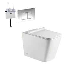 Baltimore Rimless Wall Faced Toilet Package