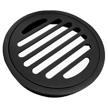 Fontaine 110mm Black Stainless Steel Floor Waste with 102.5mm Outlet