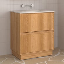 Stratford 750mm Natural Ash Woodgrain Freestanding Vanity