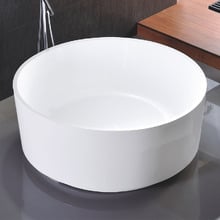 Cole 1380mm Round Acrylic Freestanding Bath