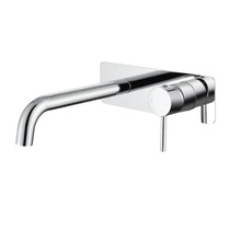 Rosa Backplate 200mm Bath/Basin Wall Mixer Set