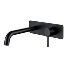 Rosa Backplate 200mm Bath/Basin Wall Mixer Set
