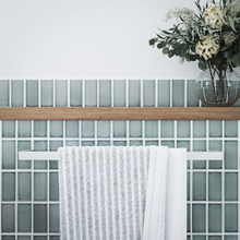 Single Bar Square Stainless Steel Towel Rail