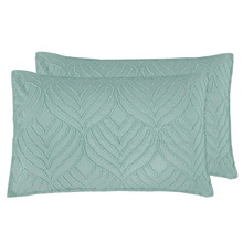 Sage Cleverpolly Tufted Microfibre Standard Pillowcases (Set of 2)