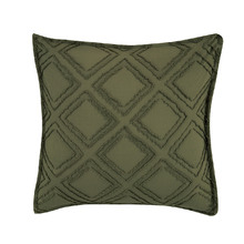 Khaki Green Microfibre Cushion Cover