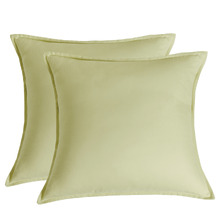 Brett Vintage Washed Microfibre European Pillowcases (Set of 2)