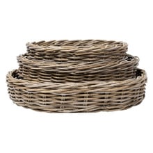3 Piece Napa Rattan Tray Set