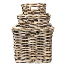 3 Piece Casa Rattan Utility Basket Set