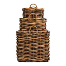 3 Piece Aspen Rattan Basket Set