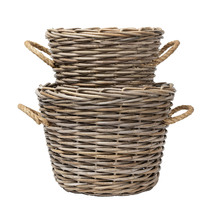 2 Piece Lupa Rattan Basket Set