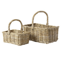 2 Piece Harrington Cane Carry Basket Set