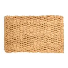 Natural Lands End Hand-Knotted Coir Doormat