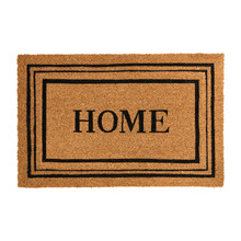 Black Polo Home Coir Doormat