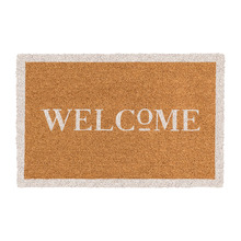 Ivory Sloane Welcome Coir Doormat