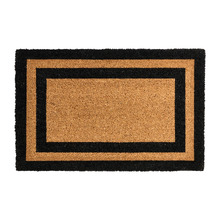 Black Charterhouse Double Coir Doormat