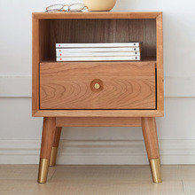 Clayton Cherry Wood Bedside Table