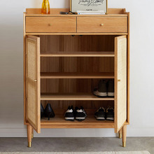 Baros 2 Door Shoe Cabinet with Drawers