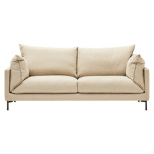 Maxim 3 Seater Linen-Blend Sofa