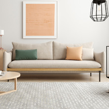Vivaldi 3 Seater Linen-Blend Sofa