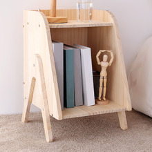 Dhara Pine Wood Bedside Table