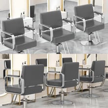Veronica Faux Leather Salon Chair