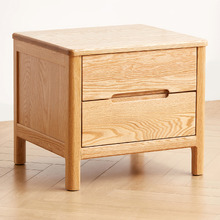 Maren American Oak Wood Bedside Table