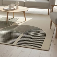 Livia Curved Arc Line Rug