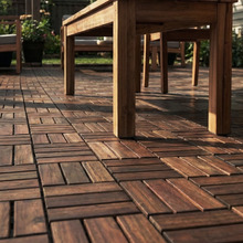 Yelena 300 x 300mm Pine Deck Tiles (Set of 10)