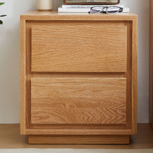 Dannie American Oak Wood Bedside Table