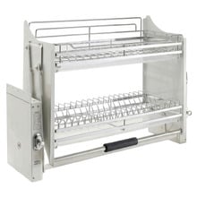 Colby Stainless Steel Pull-Down Dish Rack
