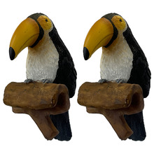 Black Eadie Toucan Pot Hangers (Set of 2)
