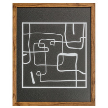 Ros Line Drawing Framed Printed Wall Art