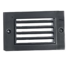 Black 11.4cm Cast Brass Step Light