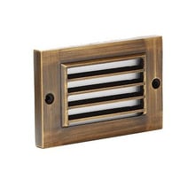 Black 11.4cm Cast Brass Step Light