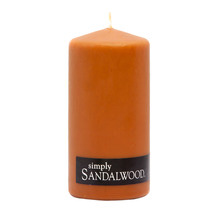 13cm Sandalwood Pillar Candle