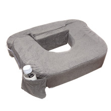 My Brest Friend Grey Twin Deluxe Nursing Pillow
