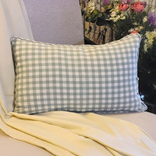 Check Ira Cotton Lumbar Cushion Cover