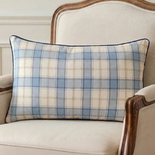 Evie Cotton & Linen Lumbar Cushion Cover