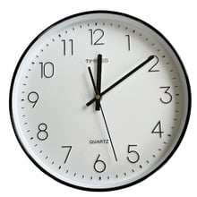 White Quartz Silent Wall Clock