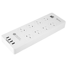 Sansai 8 Socket Power Board with USB-C Outlets