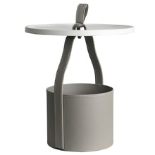 Cody Bridle Leather Side Table